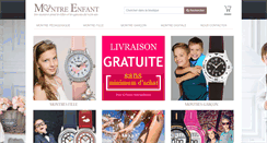 Desktop Screenshot of montre-enfant.com